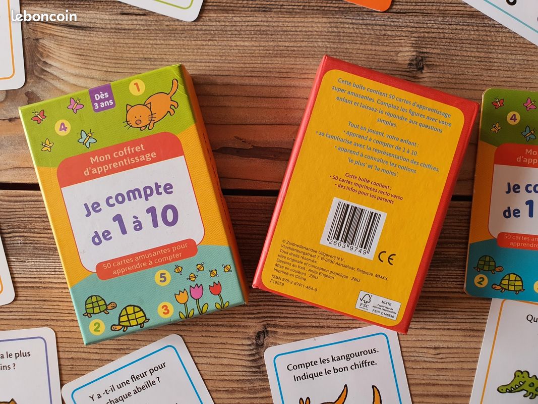 Small Foot Chiffres Et Calcul>Puzzle éducatif en bois enfant - J'apprends à compter - Mes Jouets
