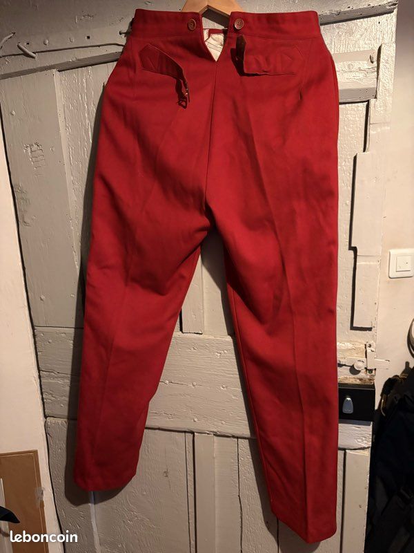 Pantalon garance droit cavalerie 1880-1900 (image 2)