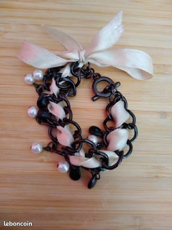 Bracelet métal ruban enfant (image 1)