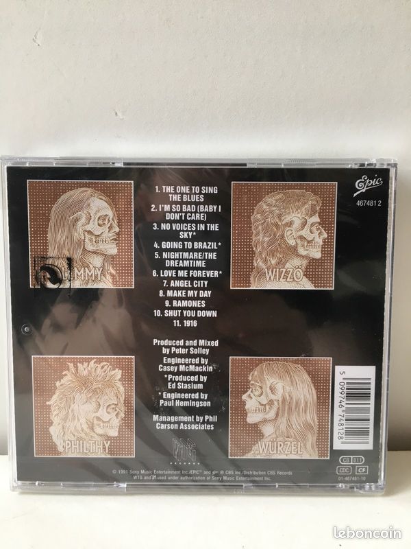 Neuf cd motorhead 1916 (image 2)