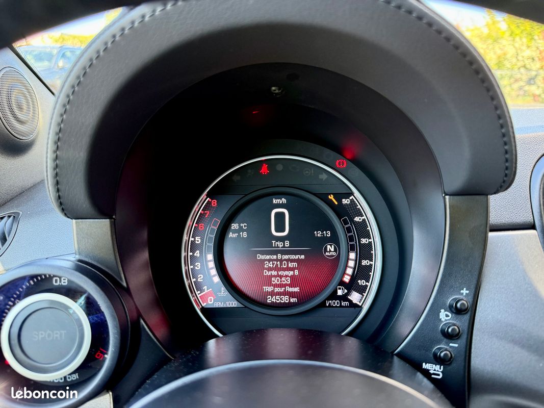 Abarth 500 595 1.4l t 200ch turismo bva - tva récupérable - stage 1 (image 9)