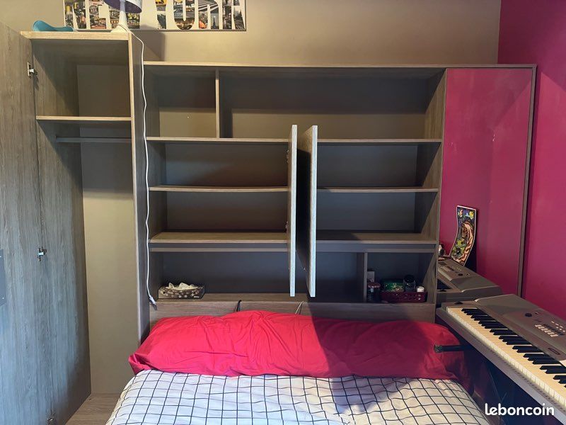 Vente lit pont + armoire (image 2)