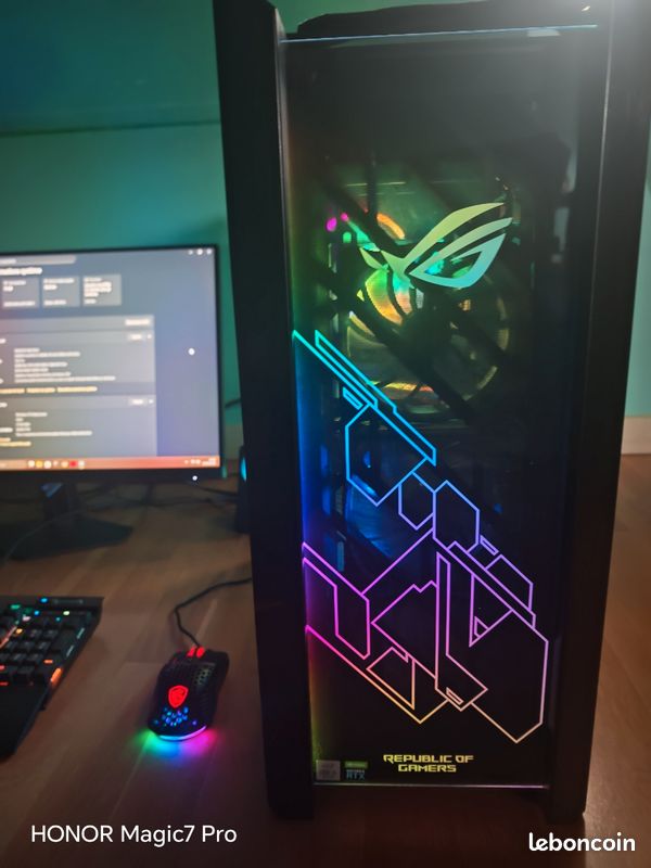 Setup gamer au complet i5 10600k rtx 2080ti 11gb gddr6 32gb ddr4 1to ssd +1to dd 750w corsair ecrand aoc27 p 180hz (image 11)