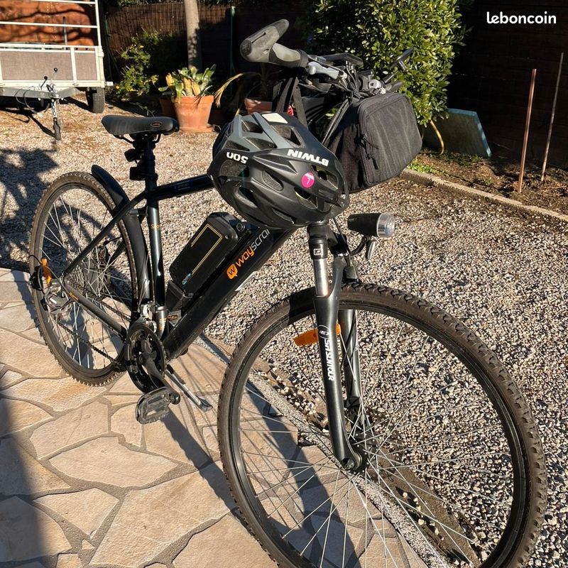 Vélo Wayscral Sporty 555 gris à assistance électrique Vélos