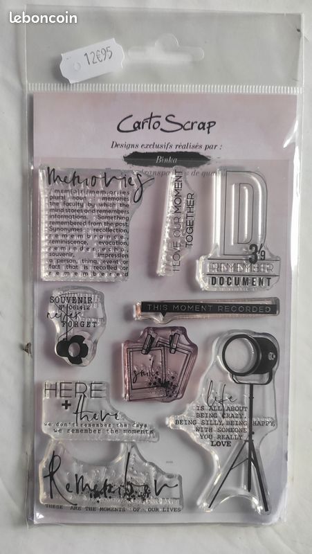 Lot de tampons clear cartoscrap (image 5)