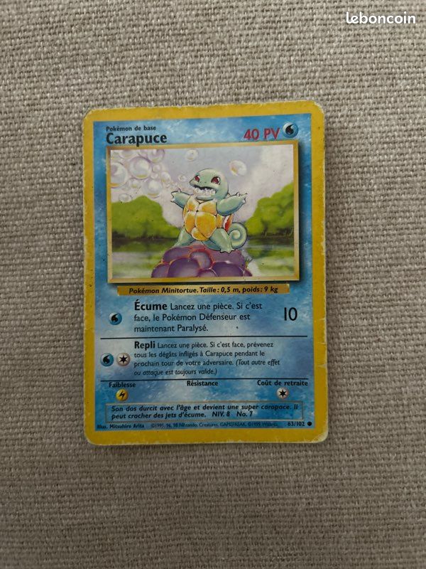 vulpix pokemon card 2016 Squirtle (93/130) - Base Set 2 main image 1