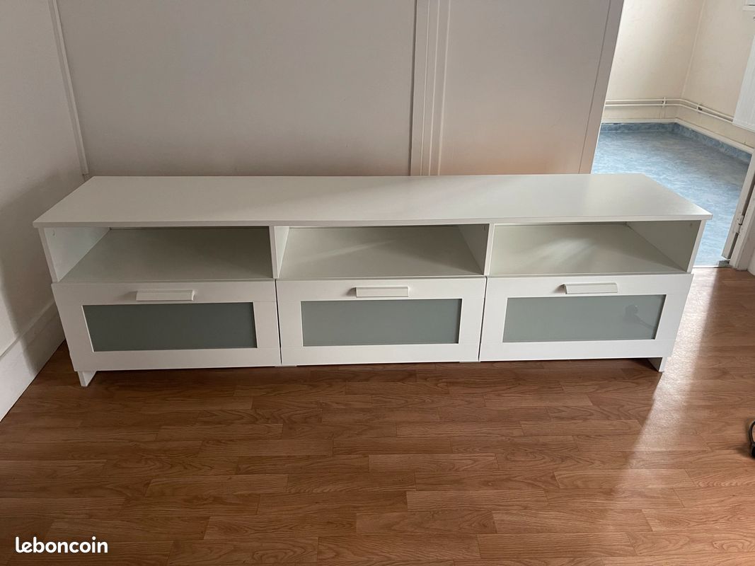 Meuble tv blanc (image 3)