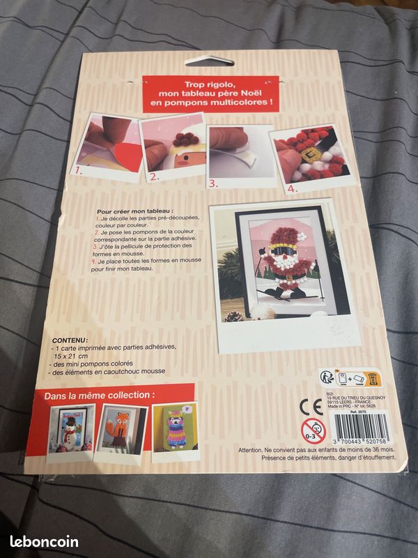 Activité créative enfant père Noël (image 2)