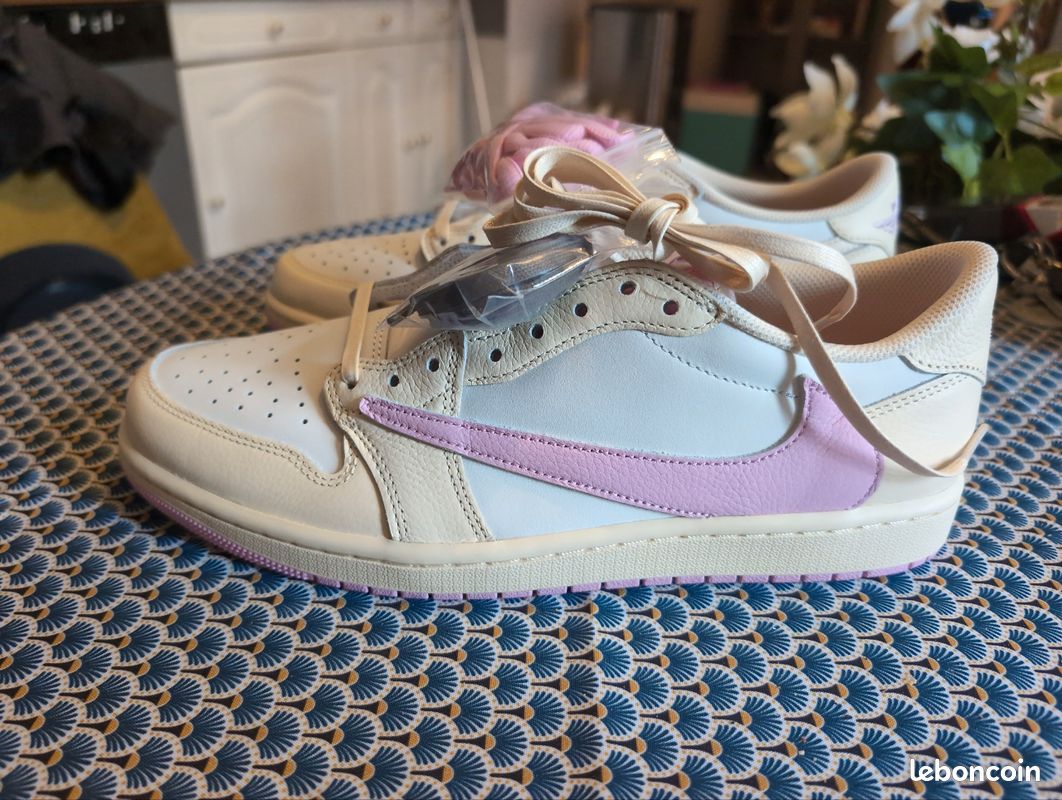 Jordan 1 rétro low Travis scott shy pink nike (image 5)