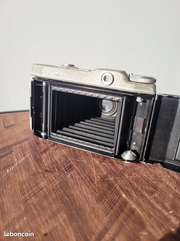 Appareil photo à plaque pliante Welta 9x12 vintage - Compur - Plaques Voigtlander - France