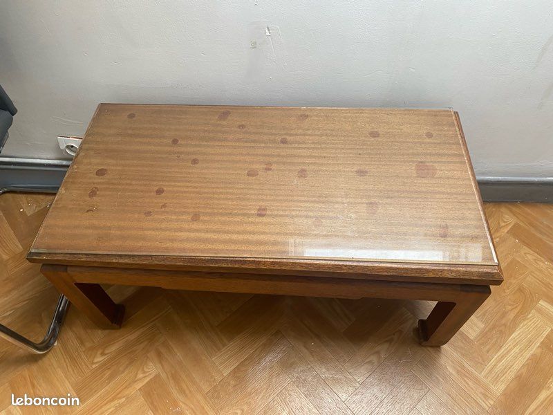 Table basse bois (image 1)