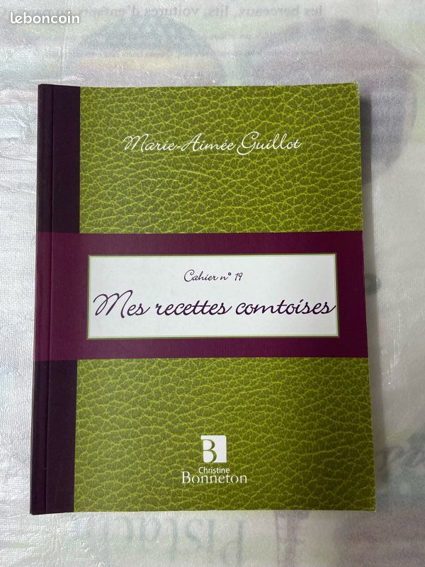 Livre cahier n 19 mes recettes comtoises bonneton (image 1)