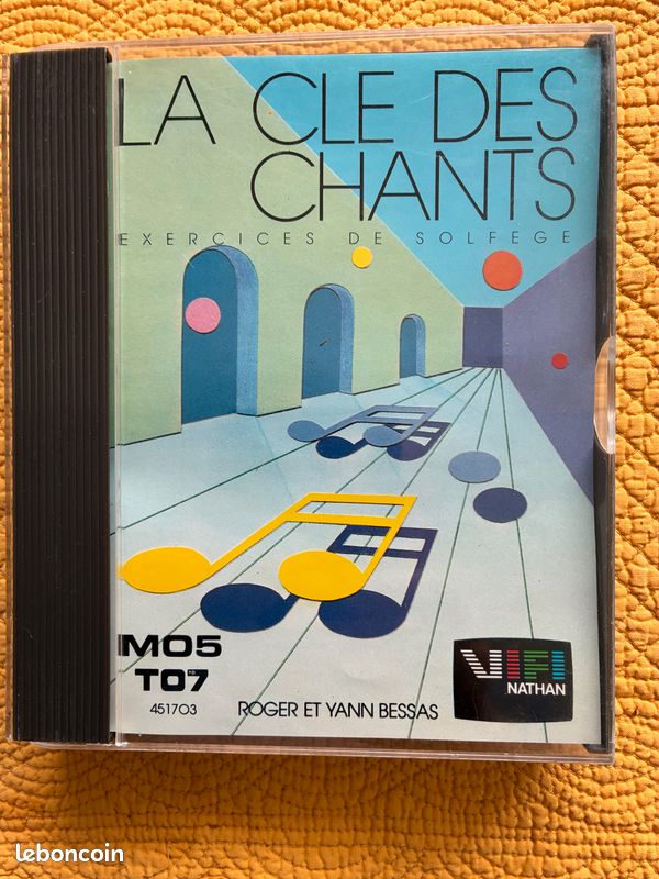 LOGICIEL ÉDUCATIF JE Lis,j'ecris Pour Thomson MO5 TO7 EUR 20,00