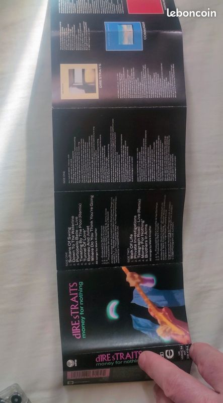 Cassette audio vintage Dire straits money for the nothing (image 4)