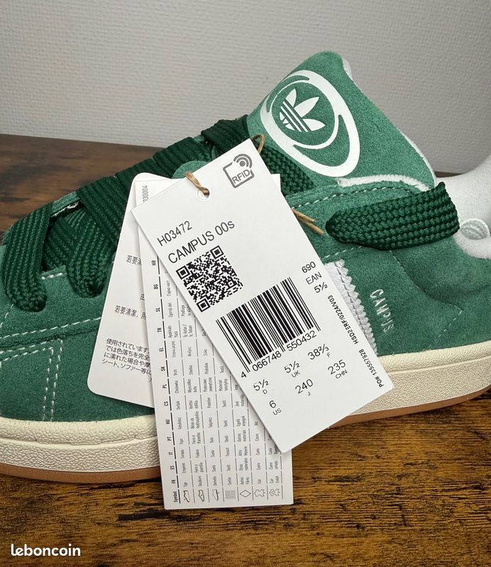 Adidas Campus 00s Neuf avec lacet de rechange - Authentique - Chaussures