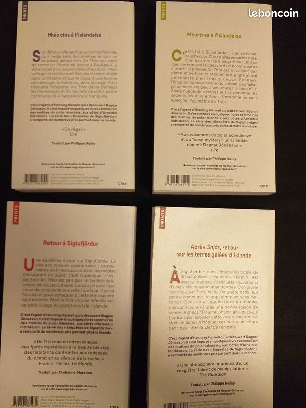 Livres Ragnar Jonasson (image 3)
