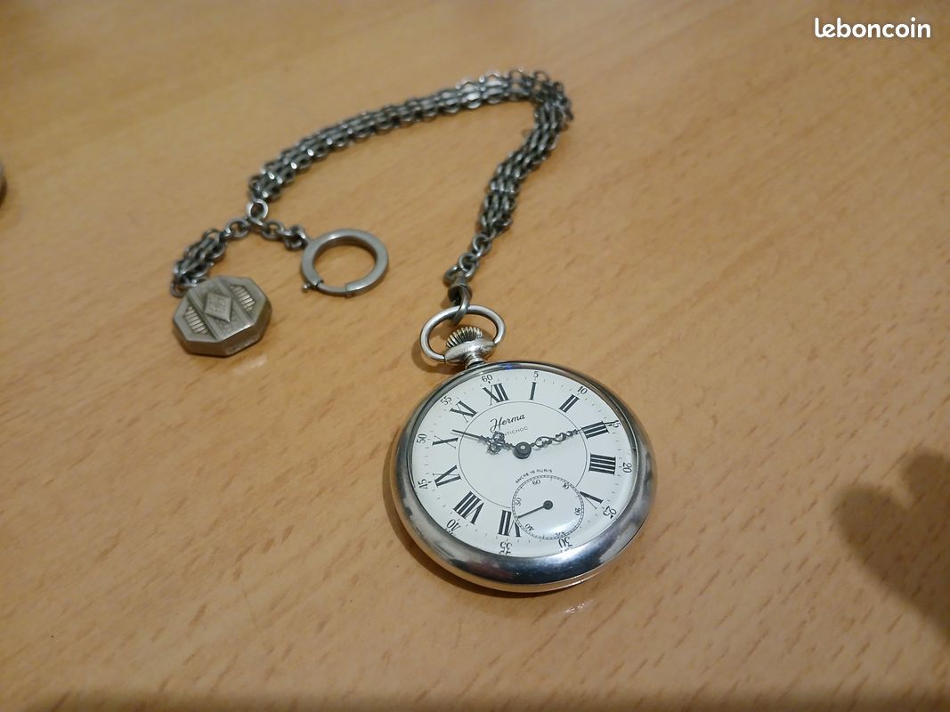 Gousset HERMA Incabloc ancré 16 rubis Montres Bijoux