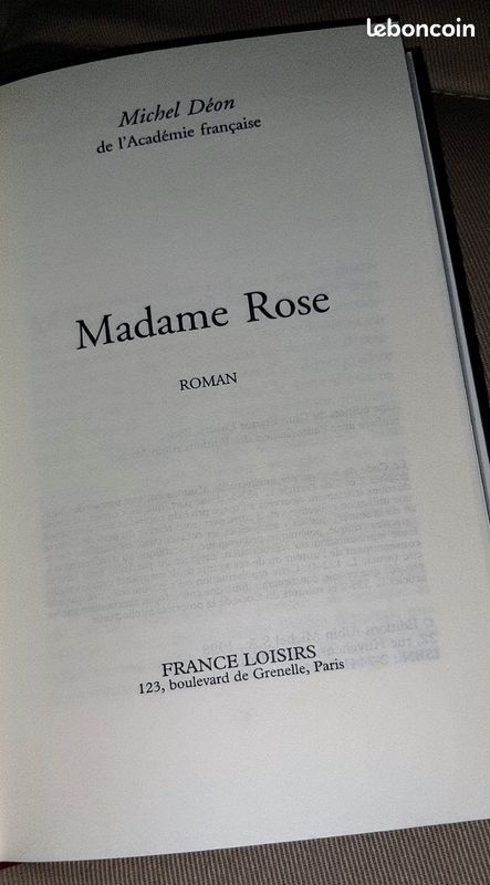 Madame Rose de Michel Déon (image 5)