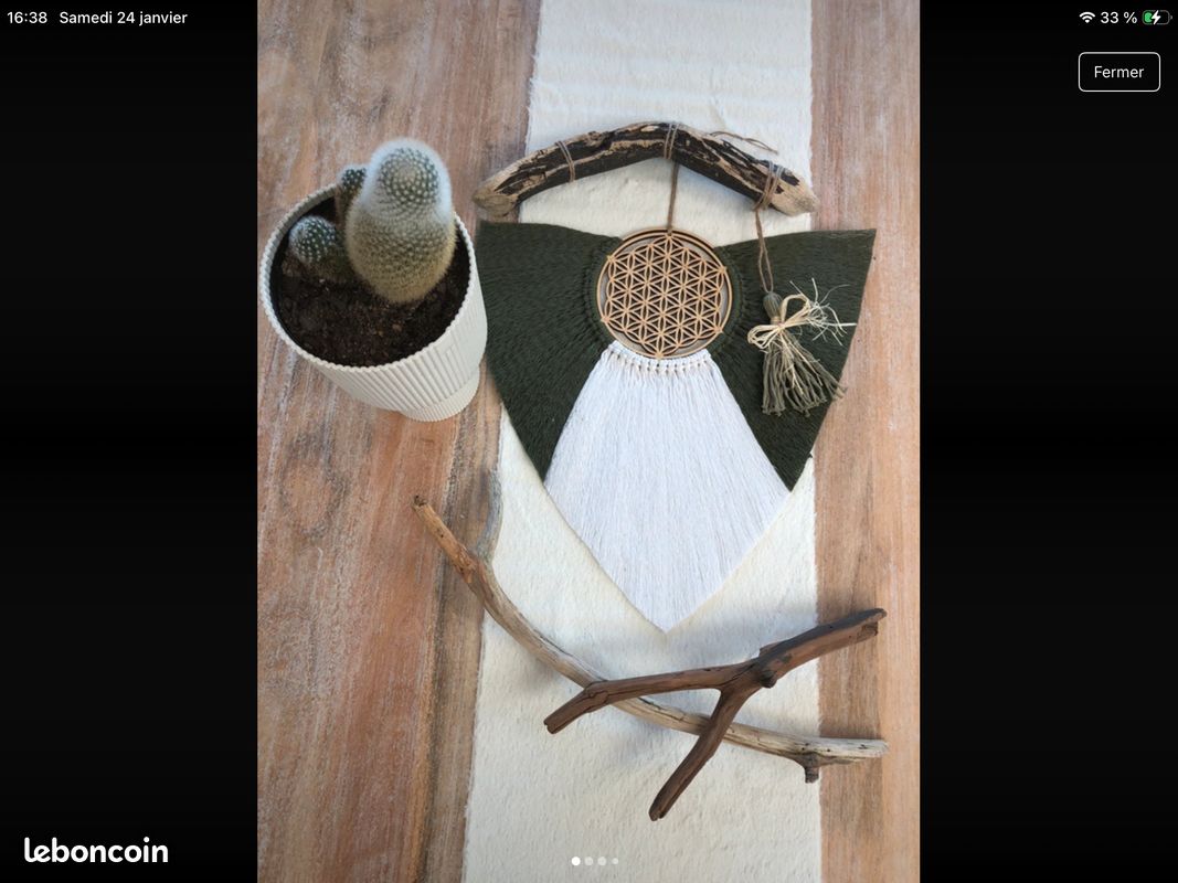 Macramé fait main (image 1)