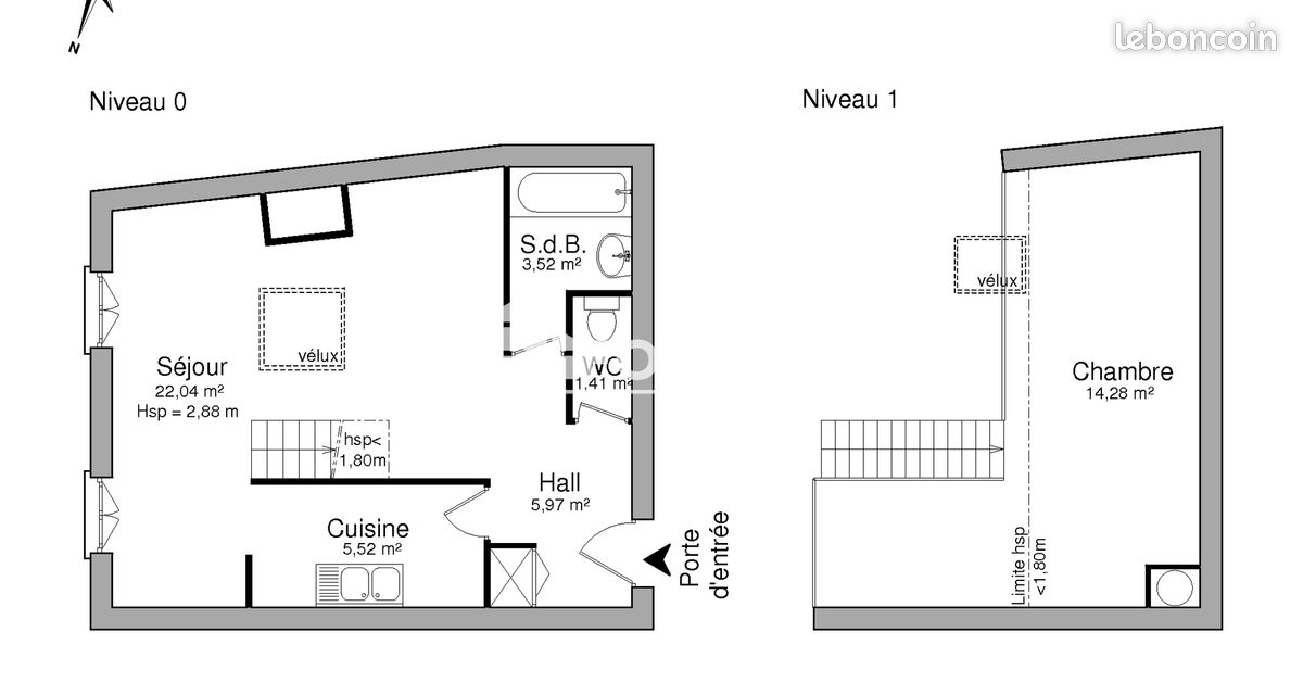 Appartement 2 pièces 53 m² · à Nancy · 53 m² · 625 €/mois