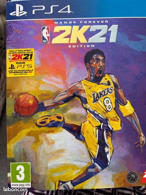 NBA 2K 21 édition kobe Bryant TBE (image 1)