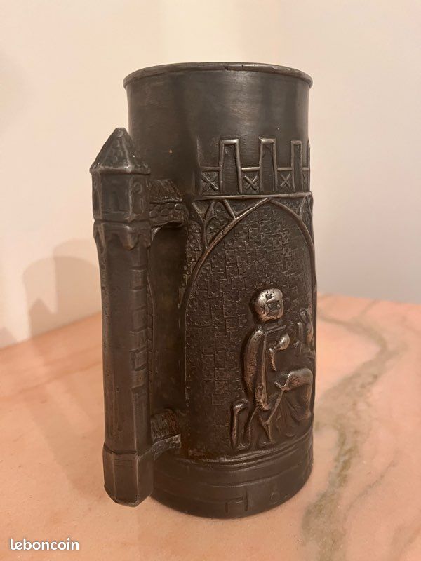 Pichet / vase artisanat étain (image 2)