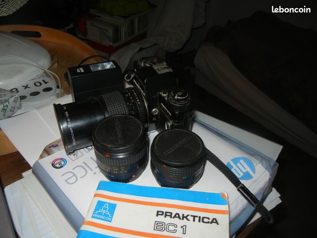 Appareil Photo Argentique Praktica BC1 Electronic Non Testé - Pour Pièces Ou Collection