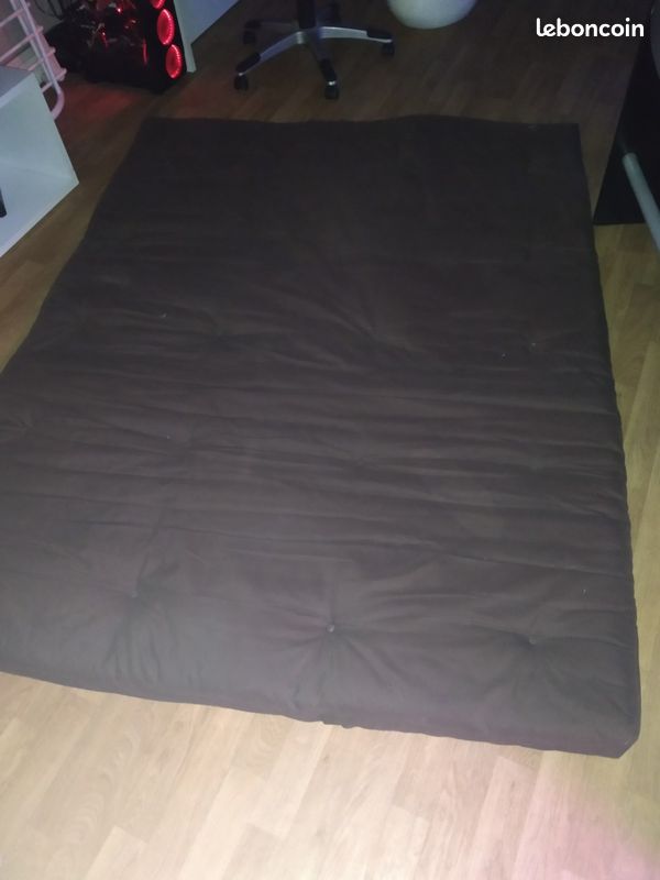 Matelas pour 2 personnes avec housse lavable en machine (160 sur 190 cm) (image 1)