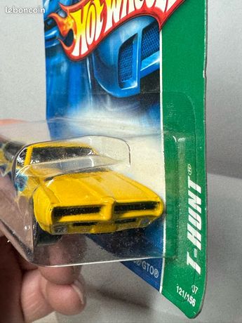 Hot Wheels Treasure Hunt 2006 - Pontiac GTO 1969 #01/12, 1/64, Neuve