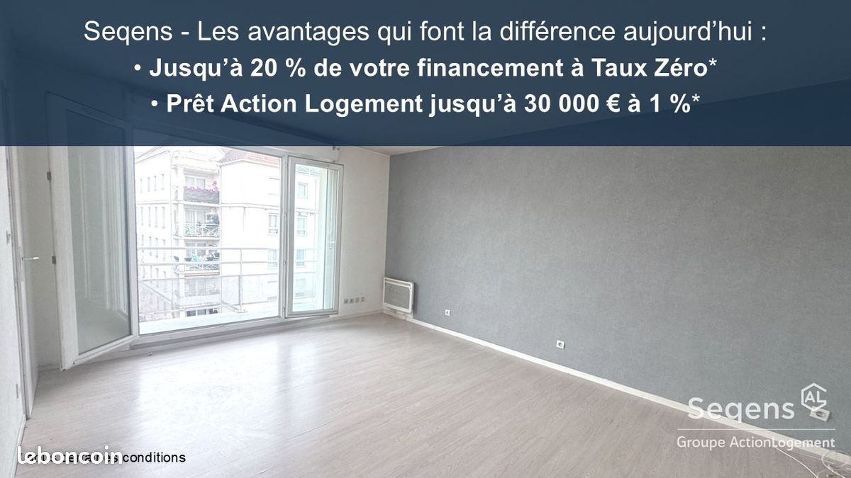 Appartement 1 pièce 31 m² · à Dugny · 31 m² · 95 000 €