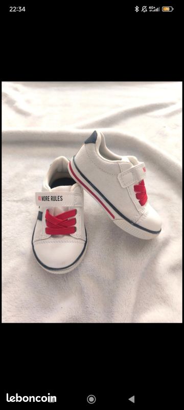 Chaussures bébé p'tit bisous taille 20 (image 2)