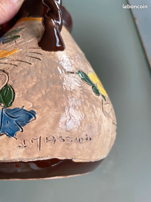 Vase Jérôme Massier Vallauris (image 6)