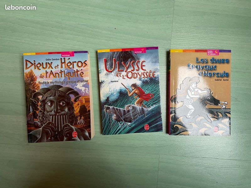 Lot 3 livres jeunesse Antiquité Odyssée Grec (image 1)