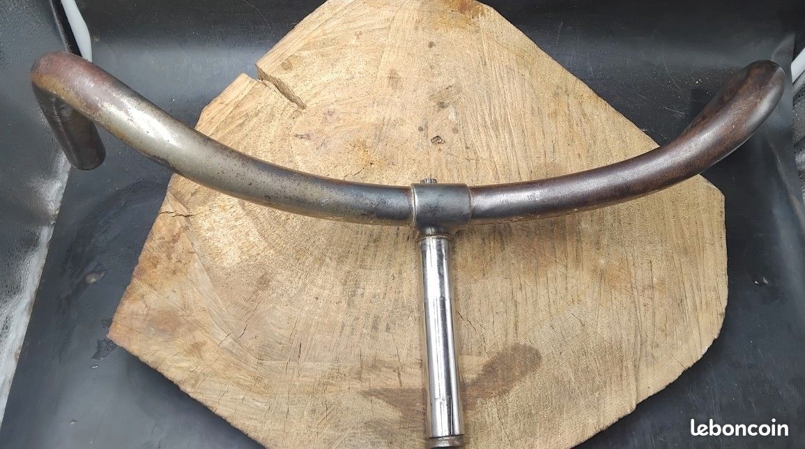 Guidon Potence Acier Pour Vélo Ancien – Frein à Tringle, Pièce Bike Vintage