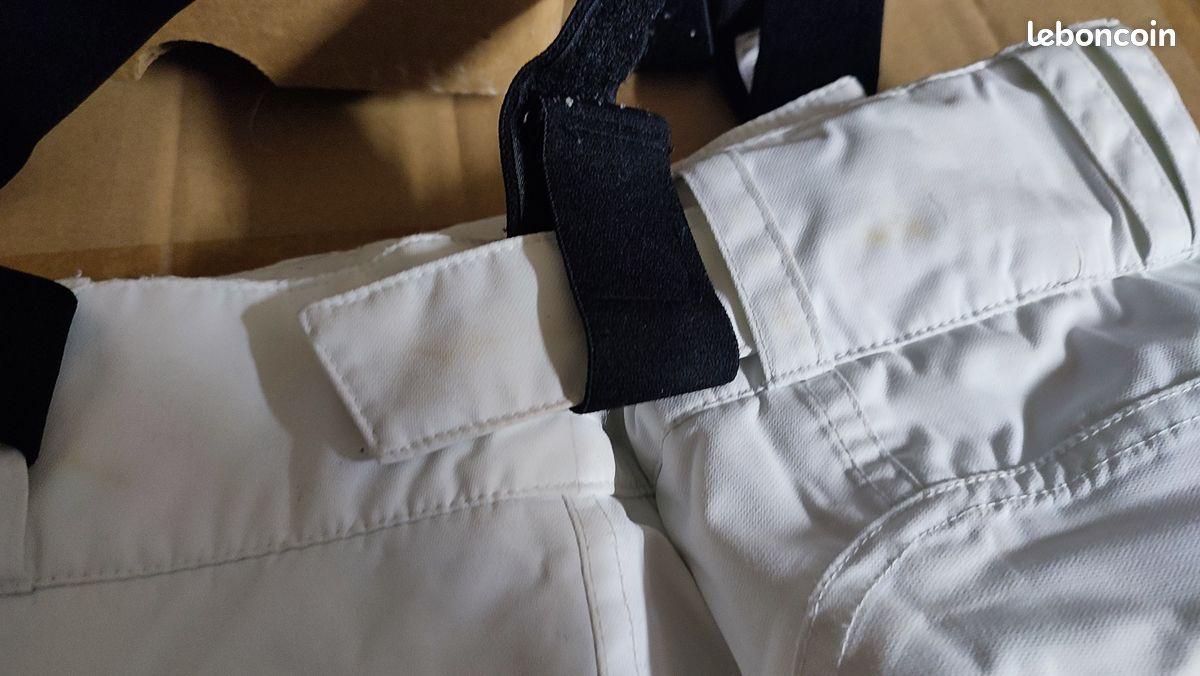 Pantalon de ski blanc - Fille - 10 ans (image 2)