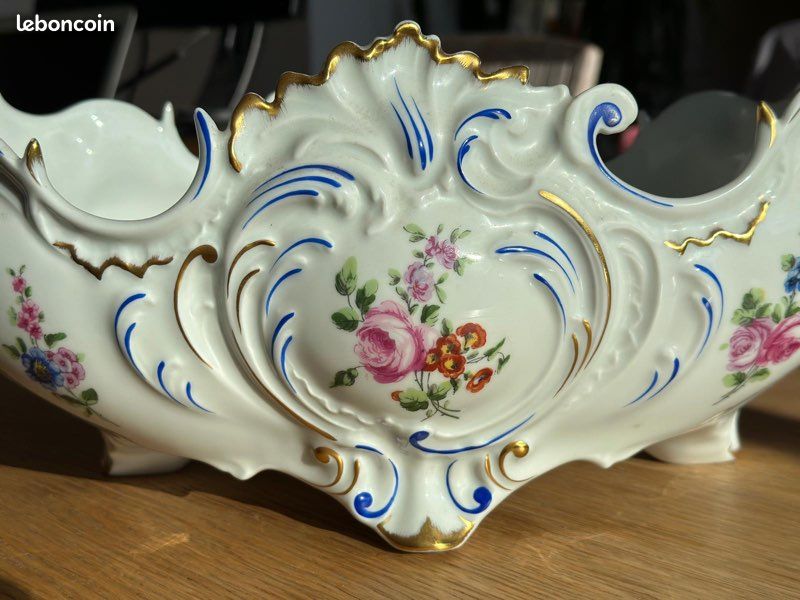 Grande jardinière en porcelaine style Louis XV (image 3)