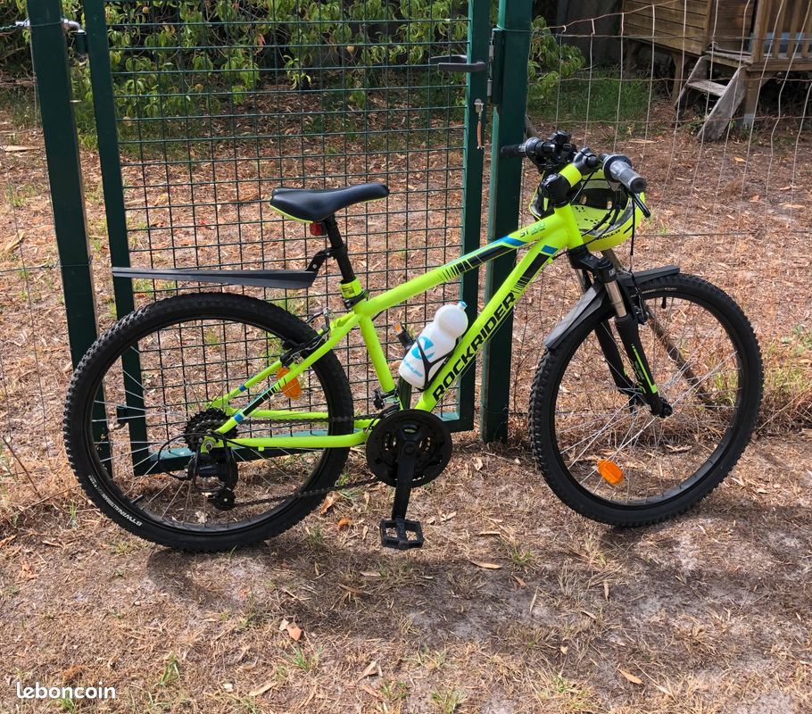 Vélo Rockrider 24 Pouces Velo Decathlon Jaune St 100 Rockrider