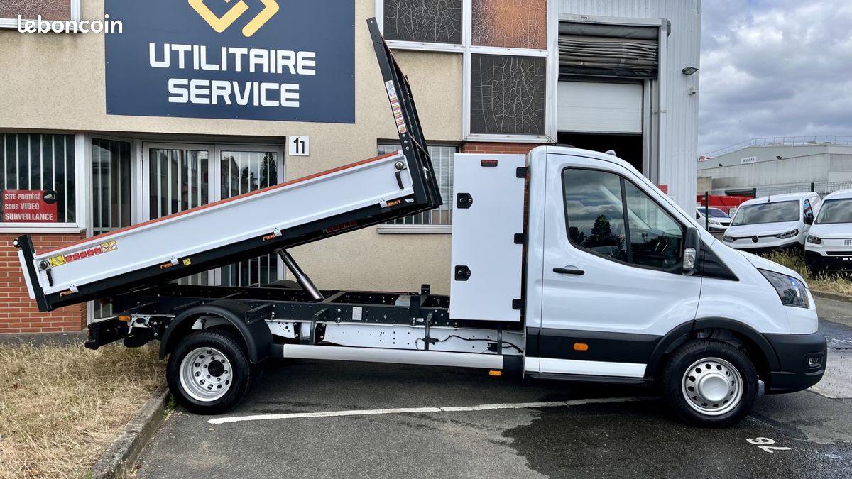 36 990 ht / ford transit benne coffre p350 rj 2.0 ecoblue 165 cv bvm6 trend business / tva recuperable (image 2)
