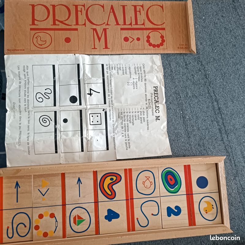 Jeu scolaire Scolavox Precalec M méthode Montessori (image 1)