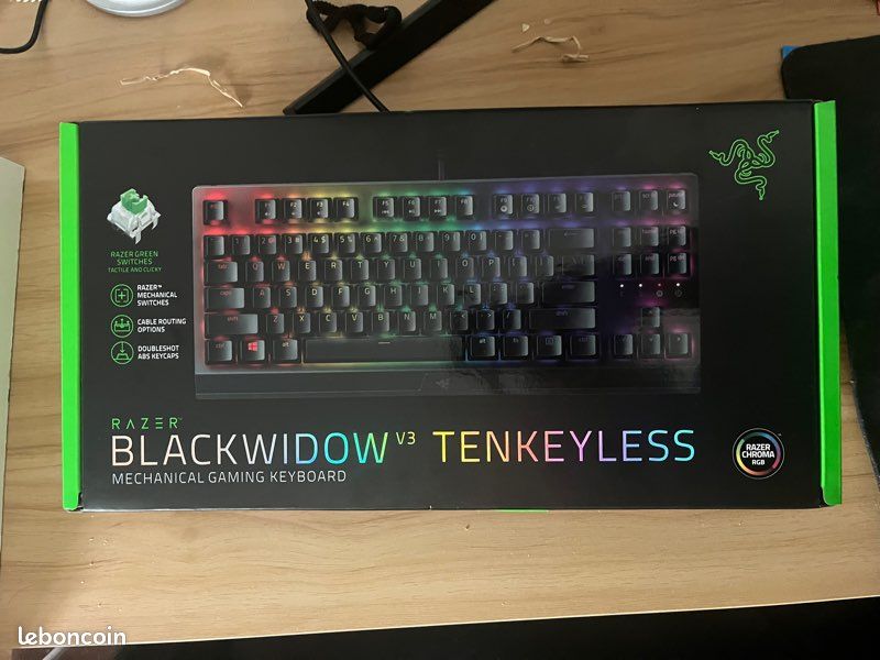 Clavier razer BLACKWIDOW v3 TENKEYLESS (image 1)