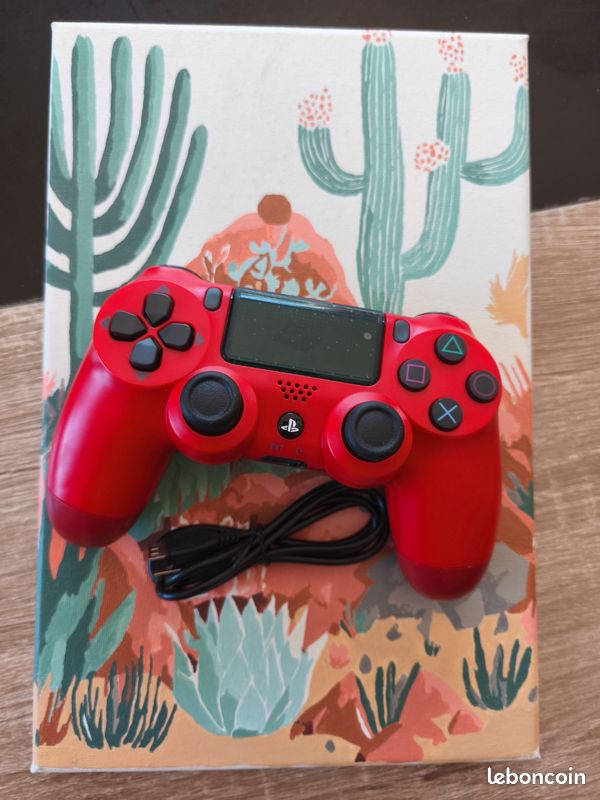 Manette PS4 Sony Custom – Édition Girondins De Bordeaux (Dualshock V2, Bleu)