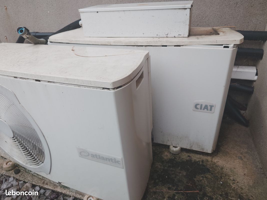 Lot 2 Pompes à chaleur Air/Eau ATLANTIC / CIAT 10kW + Réchauffeur (Déjà démonté) (image 2)