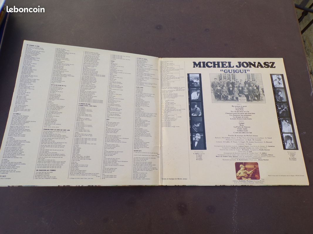 Vinyle 33t michel jonasz 1978 guigui (image 2)
