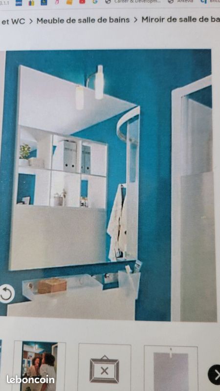 Miroir lumineux salle de bain (image 1)