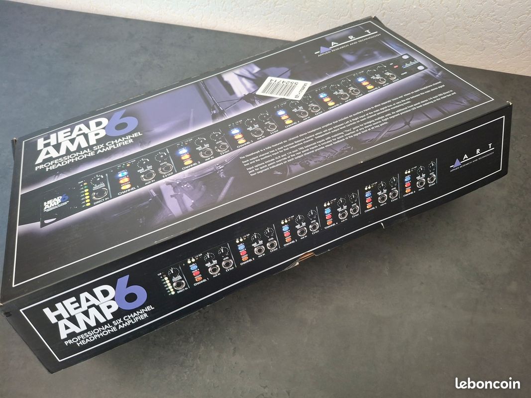 ART HeadAmp 6 – Amplificateur casque 6 canaux (rack 1U) (image 12)