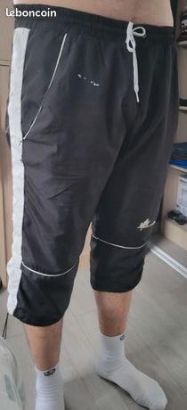 Pantalon Sport Homme INQ - Noir - Taille XL - Coupe Athlétique - Occasion Très Bon État