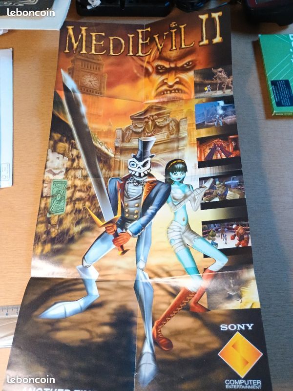 Jeu Medievil 2 PS1 Complet En Boîte - Version PAL - Excellent état - CIB Avec Manuel