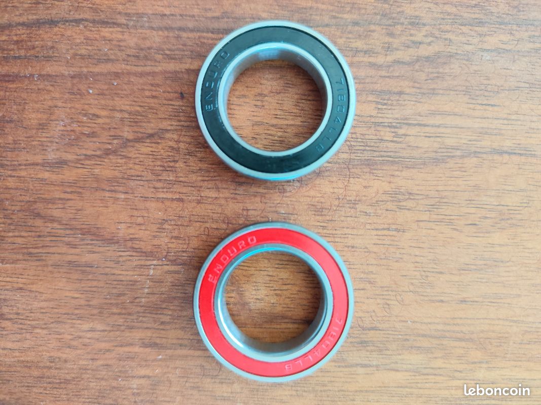 Lot de 7 roulements à contacts obliques ENDURO BEARINGS (quasi neufs) (image 2)