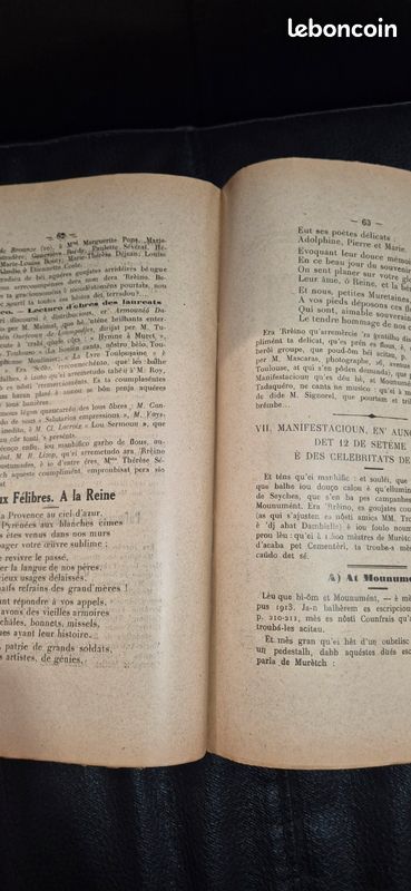 Livre Revue Occitane Rare : Era Bouts dera Mountanho (image 4)