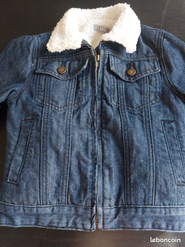 Blouson jean hiver garçon (image 1)